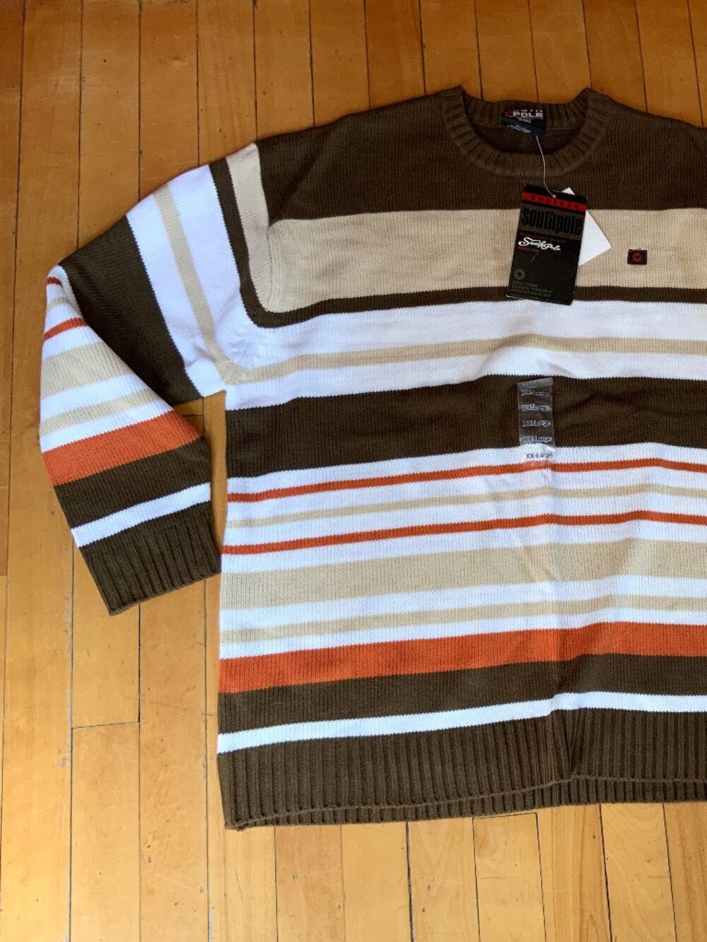 Southpole Brown Crew Neck Sweater. NEW